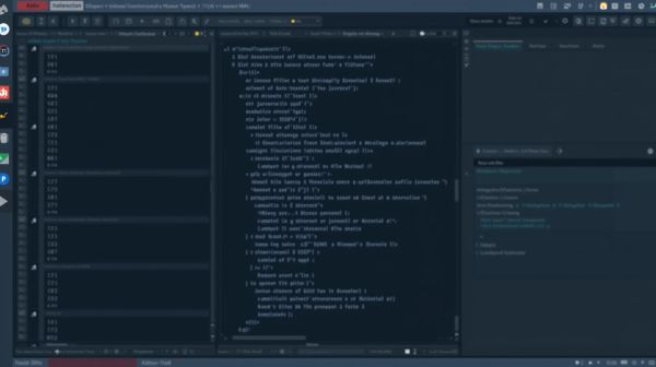 Transcription vidéo en texte xml avec transcri